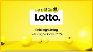 Lotto trekkingsuitslag 5 oktober 2024 [upl. by Oivaf654]