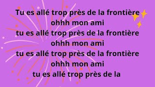 Trop près de la frontière lyrics paroles Jean Sylvain Akouala temple [upl. by Emalee97]