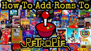 How To Add Roms To RetroPie  Raspberry Pi Video Game Card Rom Tutorial  RetroPie Guy [upl. by Mairhpe]