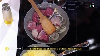 Coup dfood  Sauté dagneau et pommes de terre façon Macaire [upl. by Renell]