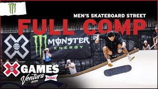 Monster Energy Men’s Skateboard Street FULL COMPETITION  X Games Ventura 2024 [upl. by Quickel347]