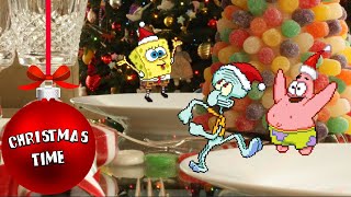 Christmas Time  SpongeBob in real life [upl. by Lucic]