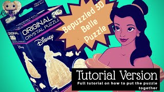 Bepuzzled 3D Crystal Puzzle Belle Tutorial Version [upl. by Wagstaff]