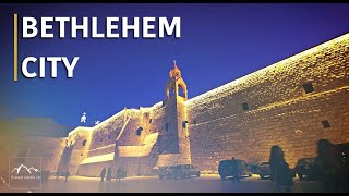 The Old City of Bethlehem  the birthplace of Jesus Christ in 4K  Palestine [upl. by Eisyak]