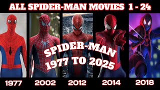 All Spider Man Movies 19772025 [upl. by Bauer]