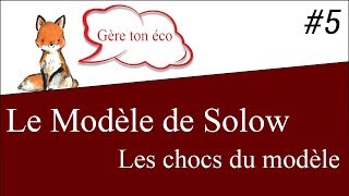 Macroéconomie  Les chocs du modèle de Solow 5 [upl. by Zavras]