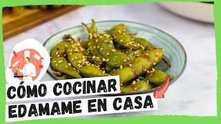 Cómo COCINAR EDAMAME en CASA 🎌 10 minutos  FÁCIL y SANO [upl. by Esened]