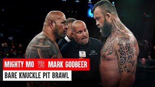 Mighty Mo vs Mark Godbeer  Bare Knuckle Pit Brawl  VBK 1 [upl. by Asimaj]