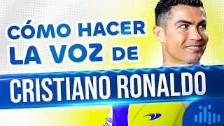 Cómo Hacer la voz de Cristiano Ronaldo online GRATIS [upl. by Haerle]