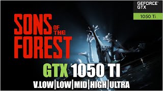 Sons Of The Forest  All Settings Tested GTX 1050 Ti FPS TEST [upl. by Ardnic]