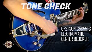 TONE CHECK Gretsch G5655TG Electromatic Center Block Jr Demo  NO TALKING [upl. by Maleeny]