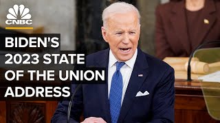 President Joe Biden delivers 2023 State of the Union address to Congress — 2723 [upl. by Nidnerb551]