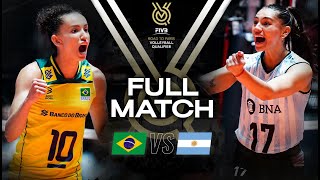 🇧🇷 BRA vs 🇦🇷 ARG  Paris 2024 Olympic Qualification Tournament  Full Match  Volleyball [upl. by Zwick]