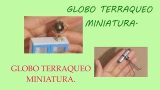 DIY globo terraqueo y telescopio miniatura doll house blue sky [upl. by Afas414]