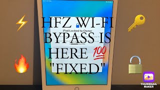 iCloud bypass Fully untethered IOS 171615 WiFi devices 🔥HFZ activator tool🔥 must watch💥 [upl. by Outhe287]