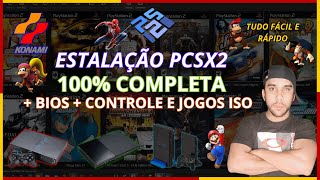 Como configurar o PCSX2 e baixar o BIOS do PS2 2024  Tutorial completo  Controles  Jogos PCSX2 [upl. by Loos614]