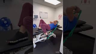 Thomas Test Hip FlexorQuad Stretch with Strap [upl. by Attelrahc]