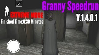 GrannySpeedrun in Version14Extreme Mode [upl. by Arelus210]