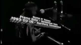 Guns n roses  November Rain Connecticut 93 [upl. by Suoicul]