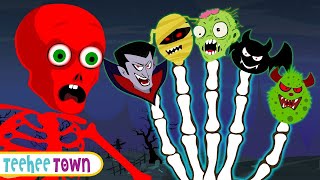 Colorful Funny Skeleton Haunted Song  More Spooky Scary Skeleton Songs By Teehee Town [upl. by Wolff175]