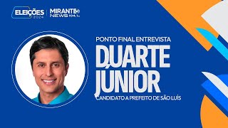 Eleições 2024 Ponto Final entrevista Duarte Júnior PSB  17082024 [upl. by Attenwahs]