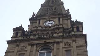 Views Around Halifax Town Centre West Yorkshire England  3rd March 2018 [upl. by Stargell]