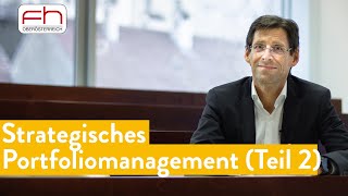 Strategisches Portfoliomanagement einfach erklärt Teil 2 [upl. by Hamlen156]