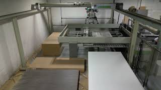 Lot 011 Biesse Selco SK 470 amp Winstore 3D K 3 Beam Saw and Panel Storage System [upl. by Ttoile636]