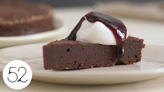 Kladdkaka Swedish Gooey Chocolate Cake [upl. by Nahtanoj935]