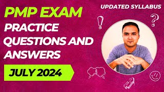 PMP Exam Questions 2024 July and Answers Practice Session PMP Exam Prep  PMP for Project Manager [upl. by Ursulina]