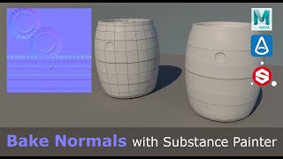 How to Bake Normal Maps using Substance Painter [upl. by Ielarol886]