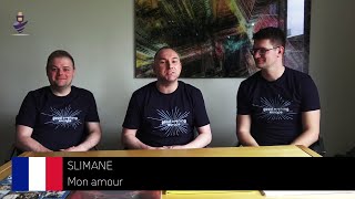 EUROVISION 2024  REACTION VIDEO  FRANCE in dutch [upl. by Wilkey]