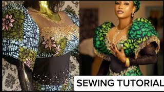 HOW TO SEW THIS TRENDY UNDERBUST CORSET with basque waistline iinbuilt corset [upl. by Ute]