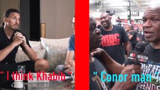 Khabib vs McGregor fans hype reaction compilation [upl. by Kalila]