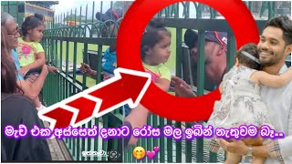 මැච් එක අස්සේ ධනා පුංචි රෝස මල ඉම්බ හැටි🥰 ඒ ආදරේ💕 Dhananjaya De Silva And Daughter Aanya De Silva [upl. by Alemap477]