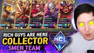 Troll Collector skin team in MCL  Mobile Legends [upl. by Cynera300]