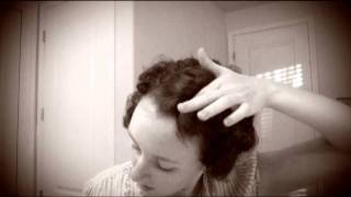 1920s Flapper Hairstyle Tutorial [upl. by Areval]