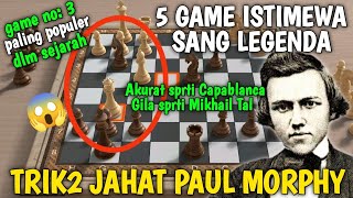 5 Pertandingan Fantastis Sang Legenda Catur Paul Morphy [upl. by Aliam]