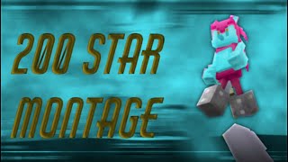 200 Star Bedwars Montage [upl. by Eehtomit853]