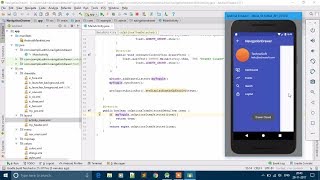 Navigation Drawer Animation in Android Studio  Code DeV Tech [upl. by Genia748]