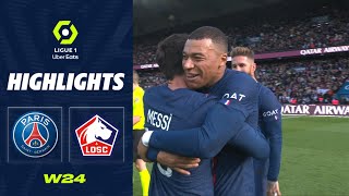 PARIS SAINTGERMAIN  LOSC LILLE 4  3  Highlights  PSG  LOSC  20222023 [upl. by Ennovaj]