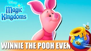 LETS WELCOME PIGLET  Disney Magic Kingdoms  Winnie The Pooh Event  6 [upl. by Aneeuqahs]