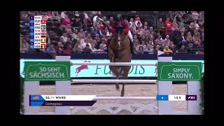 Mclain Ward Contagious World Cup Leipzig 2 rounds 10 april 2022 [upl. by Adila]