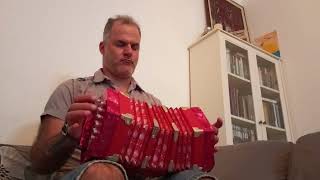 US military bugle wake up call played on a 20 button concertina by Golan Halima [upl. by Oirad253]