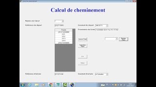 Calcul de Cheminement VZM Gisement et Distance sur topogen [upl. by Thalia]