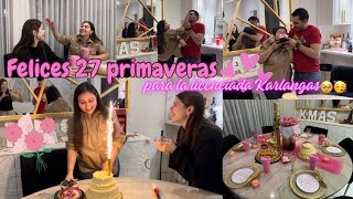 ESTE CONVIVIO LE TENÍA PREPARADO A KARLA POR SU CUMPLEAÑOS 🥹🩷  VLOG [upl. by Marline651]