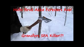 Hults Bruk Akka Forester Axe Review Gransfors Small Forest Axe Killer [upl. by Cecilius822]