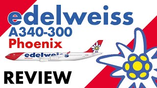 Edelweiss A340300 by Phoenix Models Review andRating  1400 [upl. by Acnaiv]