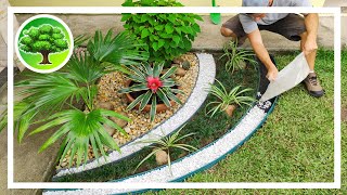 💚 DIY  DECORAÇÃO DE JARDIM 16  JARDIM EXÓTICO COM PEDRAS [upl. by Nesyaj445]