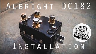 Installing an Albright DC88DC182 Contactor  Replacing Warn Winch solenoids  Bush Mechanics [upl. by Anhoj]